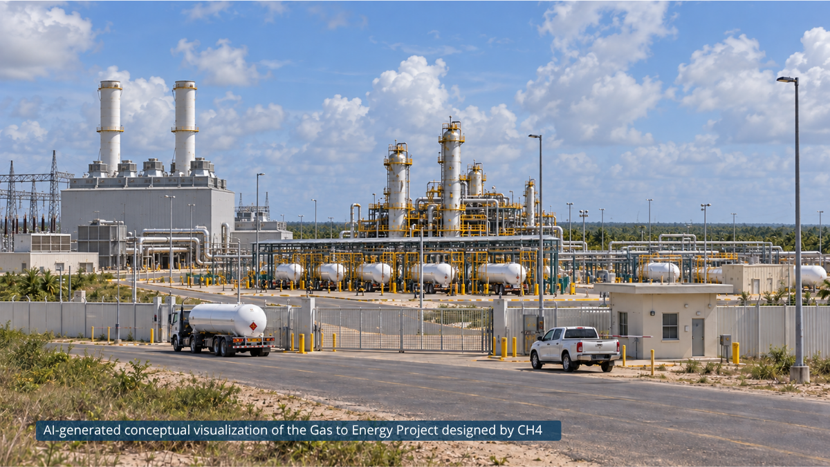 Gas to Energy Project — Power & Fractionation Plant